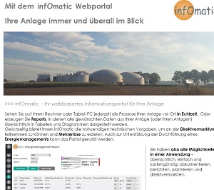 webportal, reporting, biogas